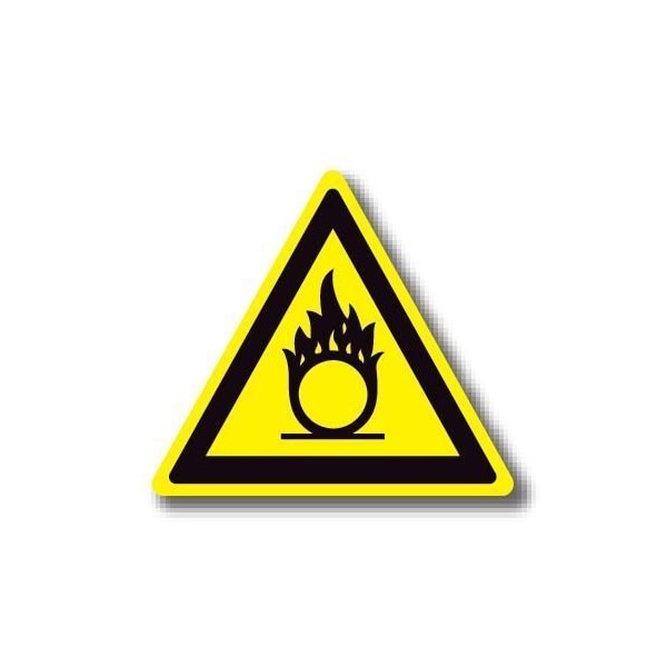 Ergomat 12in TRIANGLE SIGNS - Flammable DSV-SIGN 144 #1327 -UEN - main